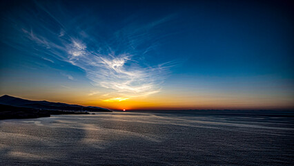 Sunrise at Playa Laja del Corral in Fuerteventura
