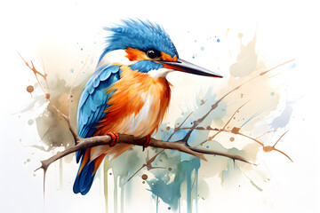 kingfisher on branch