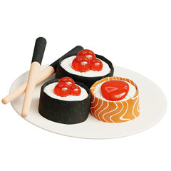 3D Sushi Icon