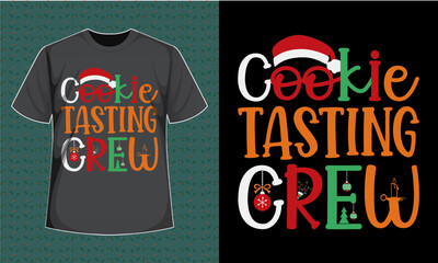 Cookie Testing Crew Christmas T-Shirt