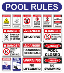 Swimming pool safety inspectors guide, rules of conduct and instructions.