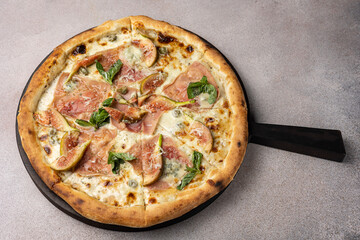 delicious pizza in the restaurant