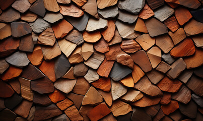 Texture background, a mosaic of colored uneven parts.