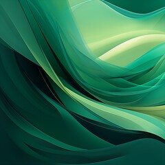 Fototapeta premium Abstract organic green lines as wallpaper background graphics designs