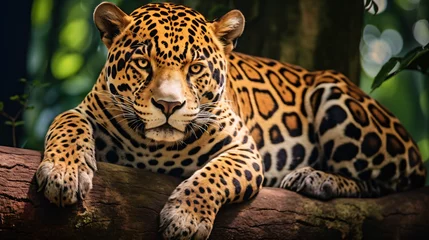 Foto op Plexiglas A beautiful jaguar © Sajida