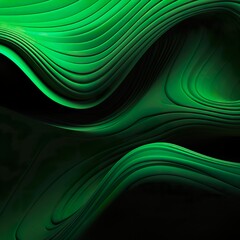 Fototapeta premium Abstract organic green lines as wallpaper background graphics designs