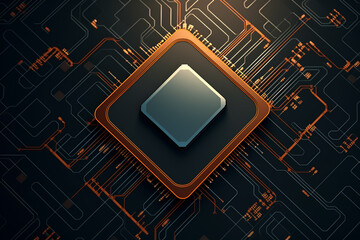 Circuit board electronic chips or electrical line engineering technology concept background