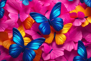 butterfly background, Generative AI