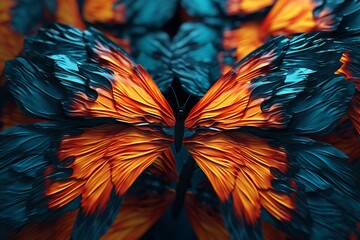 feathers background, Generative AI
