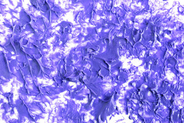 Smear of violet blue paint art background