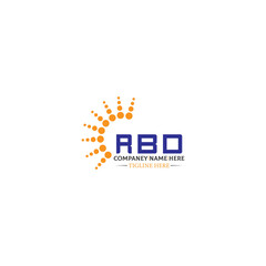 Obraz premium RBD letter logo design in 3 style. RBD polygon, circle, triangle, hexagon, flat and simple style with black and white color variation letter logo set in one artboard RBD logo, RBD.