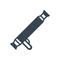 Missile vector icon which can easily modify or edit

