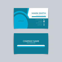 Clean and modern business card template professional business card design. Creative and modern business card template. For creative professional business. 