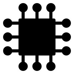 Computer technology icon symbol vector image. Illustration of the dekstop monitor display design image