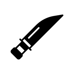 Knife vector icon which can easily modify or edit

