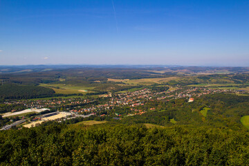 Landscape from Millenium viewpoint, Szilvasvarad