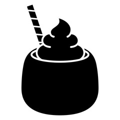 coffee drink with whipped cream