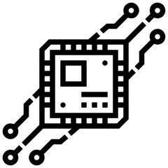 Computer technology icon symbol vector image. Illustration of the dekstop monitor display design image