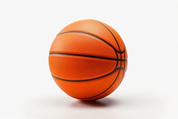 A basketball isolated on a white background