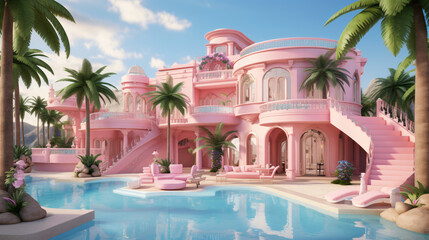 Barbie villa in paradise