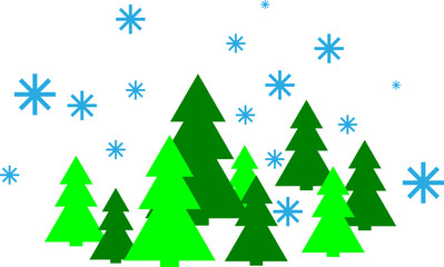 abstract christmas tree