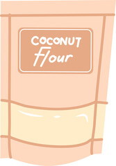 Coconut Illustration, coconut milk, coconut Clipart, summer clipart 