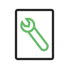 Computer technology icon symbol vector image. Illustration of the dekstop monitor display design image