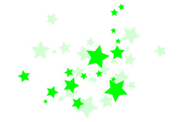 green star background