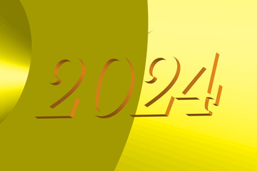 background yellow with 2024