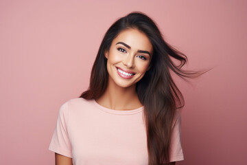 Fototapeta premium Woman fashion lifestyle adult cute person attractive female pretty young face beauty