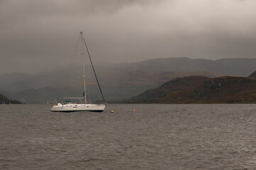 Fototapeta premium View of Loch Craignish from Crinan, Argyll and Bute, Scotland.