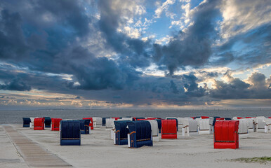 Schlechtwetter an der Nordsee
