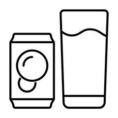 Drink icon - Coffee Shop Linear