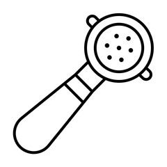 Portafilter icon - Coffee Shop Linear