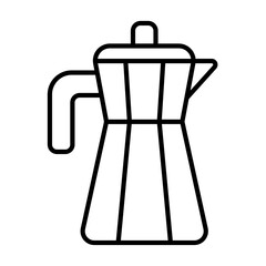 Jug icon - Coffee Shop Linear