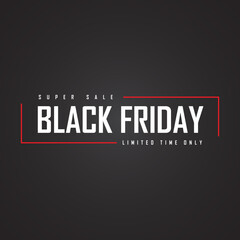 Free vector super black friday sale background banner 
