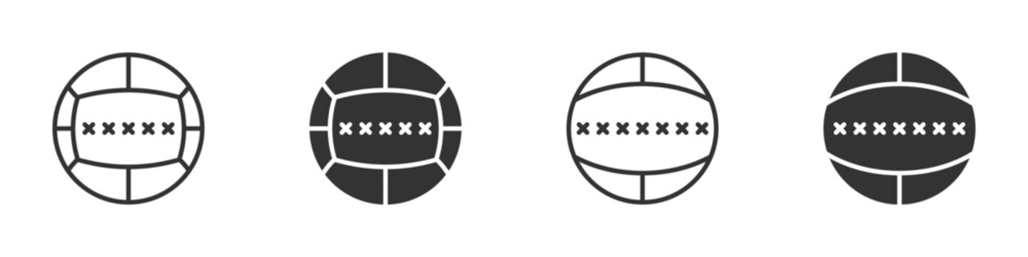 Medicine ball icon. Vector illustration