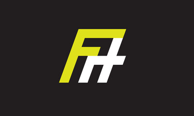 Fh Initial logo design concept