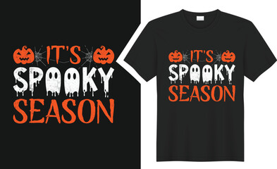 It’s spooky season T-shirt design. 