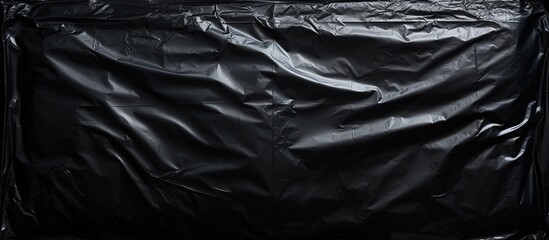 Black plastic bag s texture