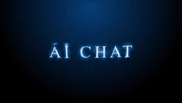 AI Chat Text Background 