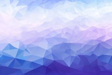 Abstract blue and purple triangle background  - Generative AI illustration  