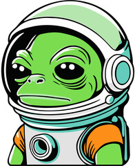 Astronaut Space Frog