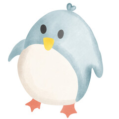 penguin with ice cream