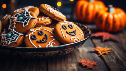 Halloween Cookies Generative Ai