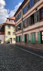 Fototapeta na wymiar The beautiful old town of Strasbourg in France