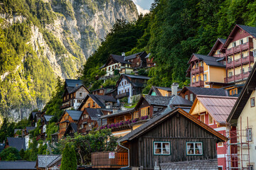 View of the village of Hallstat