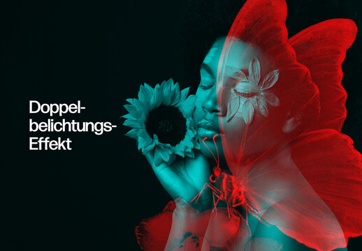 Doppelbelichtungs-Fotoeffekt