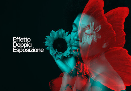 Effetto foto a doppia esposizione