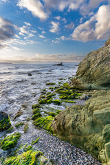 Kapidag Peninsula coastline view in Turkey